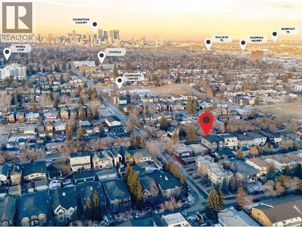 631 55 Avenue Sw, Calgary, AB - Outdoor With View