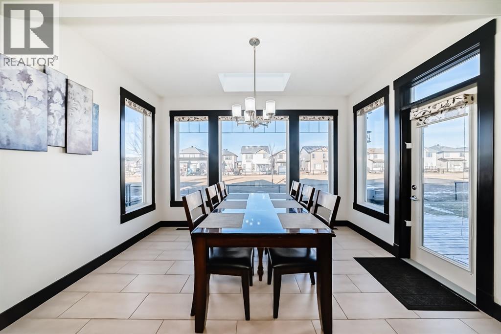 Light upon Light! - 16 Skyview Shores Gardens Ne, Calgary, AB - Indoor Photo Showing Dining Room