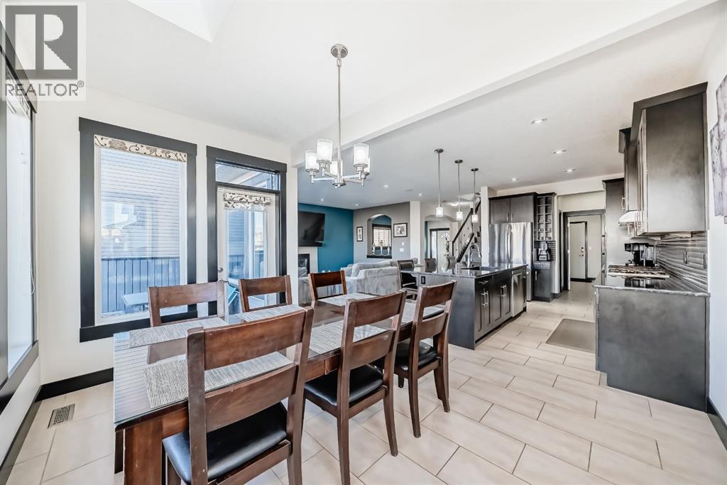 16 Skyview Shores Gardens Ne, Calgary, AB - Indoor Photo Showing Dining Room