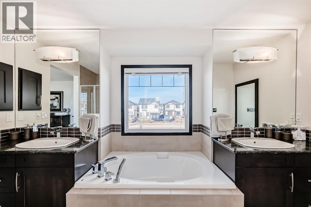 His & Hers! - 16 Skyview Shores Gardens Ne, Calgary, AB - Indoor Photo Showing Bathroom