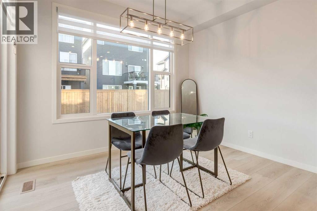 29 Marmot Passage Nw, Calgary, AB - Indoor Photo Showing Dining Room