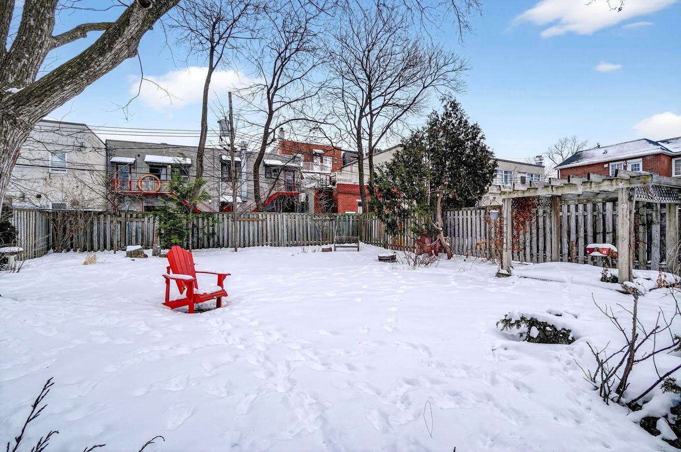 Backyard - 725 Rue Gohier, Montréal (Saint-Laurent), QC - Outdoor