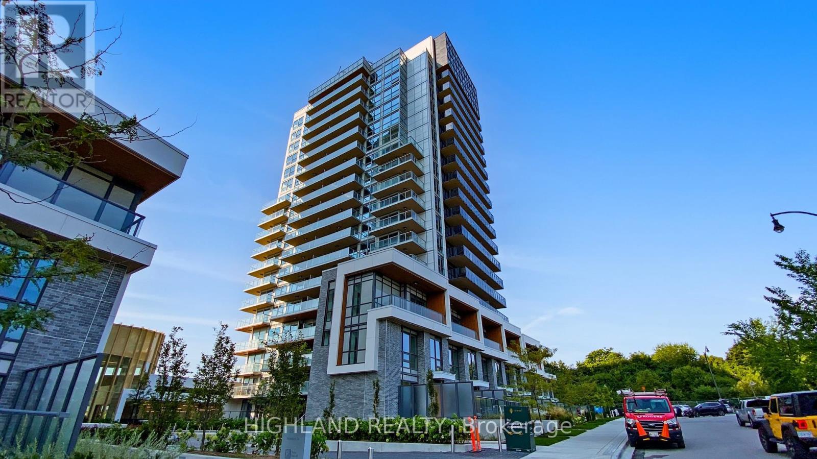 608 - 25 Mcmahon Drive, Toronto, ON - Outdoor With Balcony With Facade