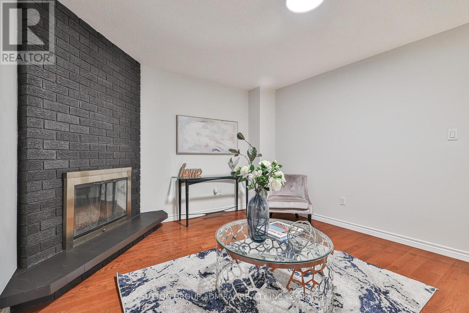 65 Patrice Crescent, Vaughan, ON - Indoor Photo Showing Living Room With Fireplace