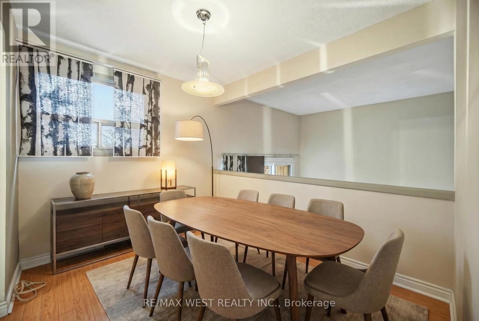 Virtually Staged Photograph - 6 Hillpark Trail, Brampton, ON - Indoor Photo Showing Dining Room