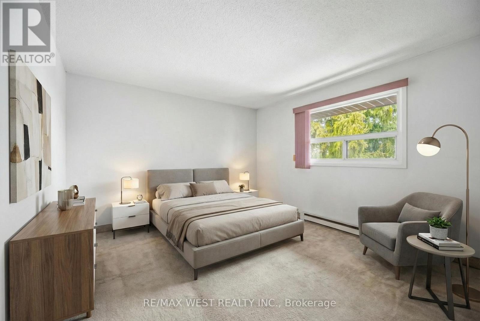 Virtually Staged Photograph - 6 Hillpark Trail, Brampton, ON - Indoor Photo Showing Bedroom