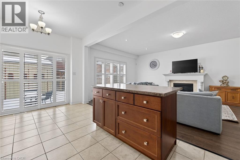 63 Chamomile Drive, Hamilton, ON - Indoor With Fireplace