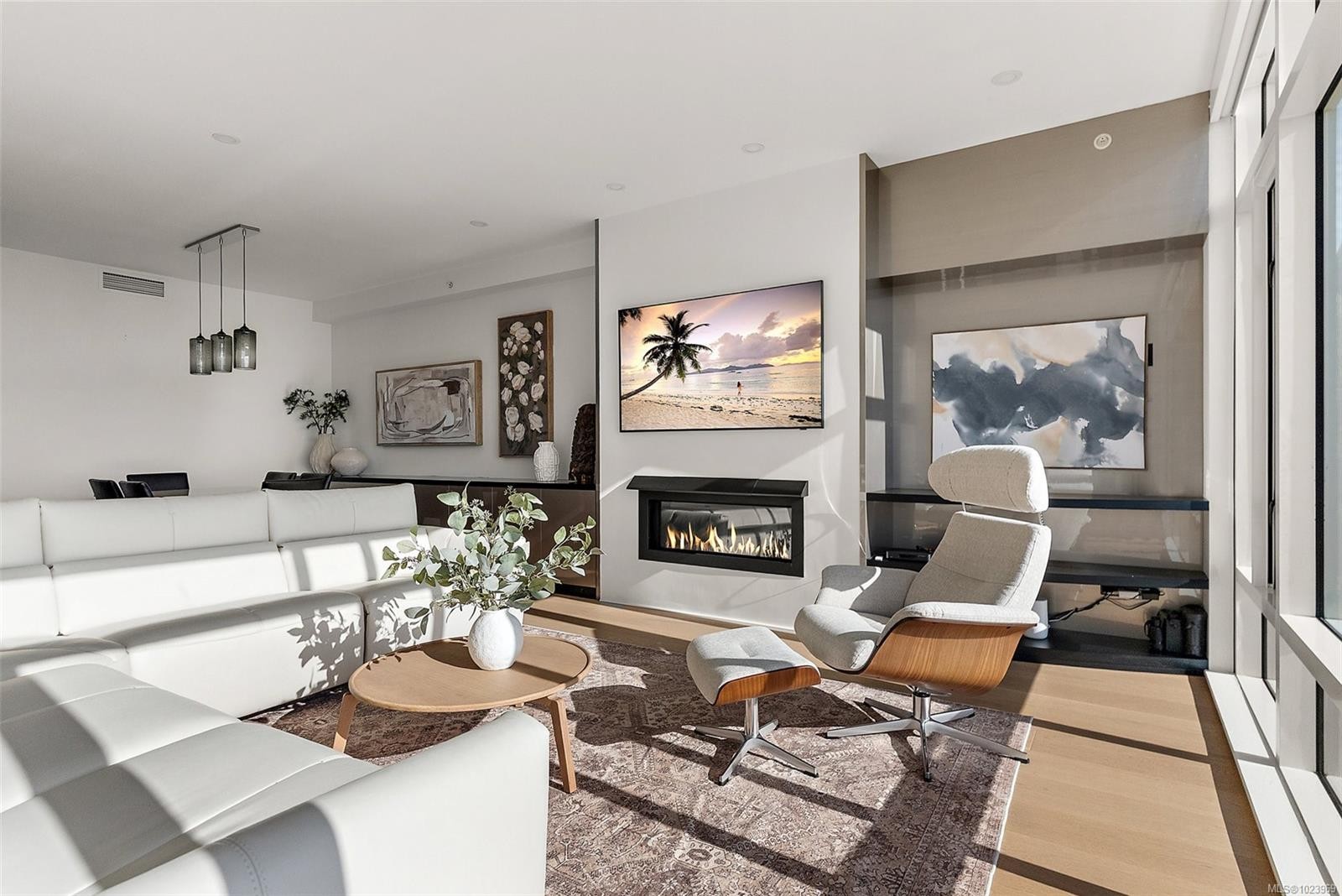 631-21 Dallas Rd, Victoria, BC - Indoor Photo Showing Living Room With Fireplace