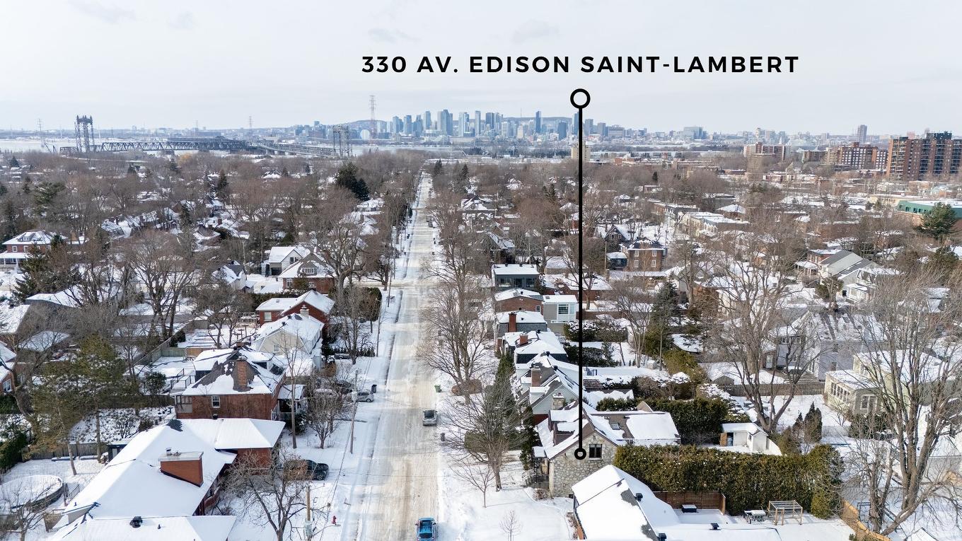 Vue d'ensemble - 330 Av. Edison, Saint-Lambert, QC - Outdoor With View