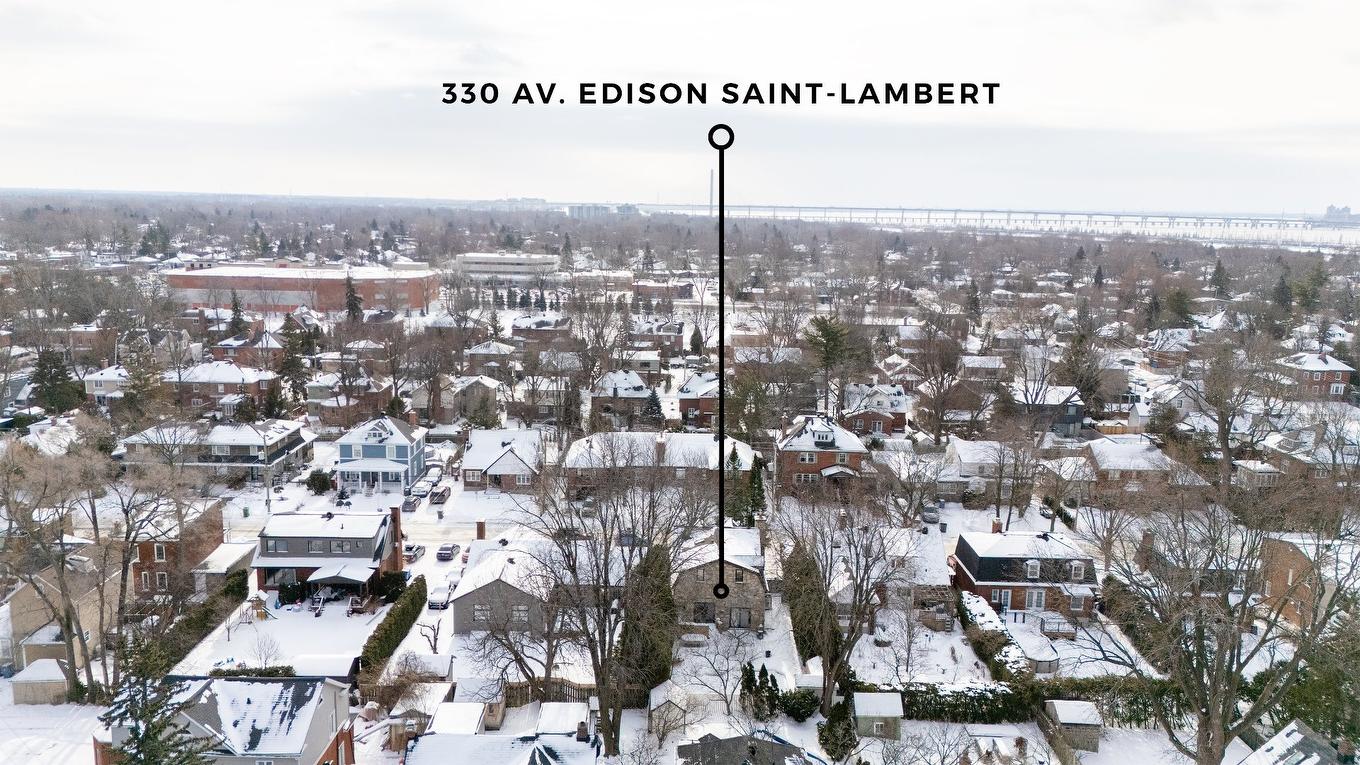 Vue d'ensemble - 330 Av. Edison, Saint-Lambert, QC - Outdoor With View