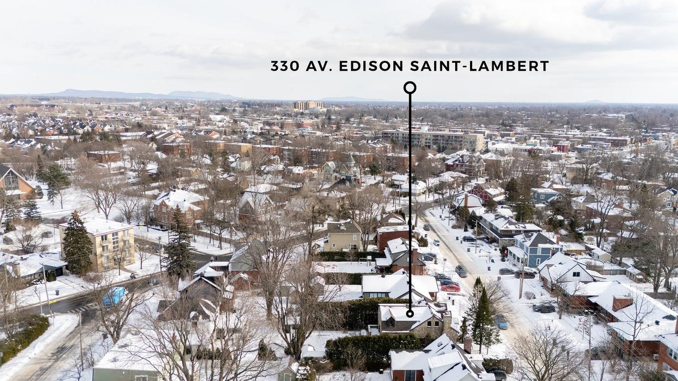 Vue d'ensemble - 330 Av. Edison, Saint-Lambert, QC - Outdoor With View