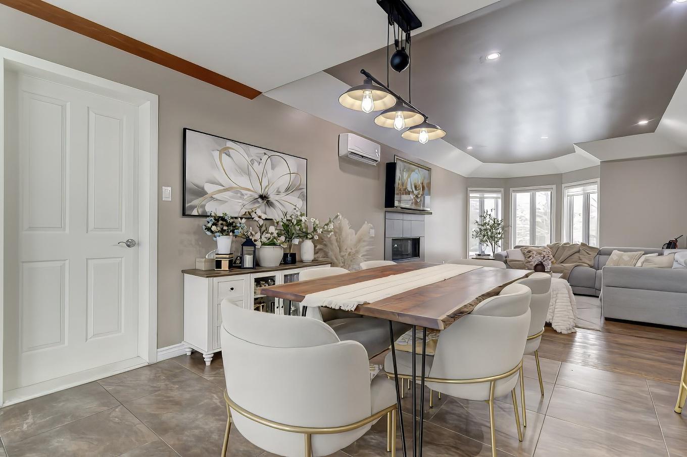 Salle à manger - 484 Rue De La Pommeraie, Rosemère, QC - Indoor With Fireplace