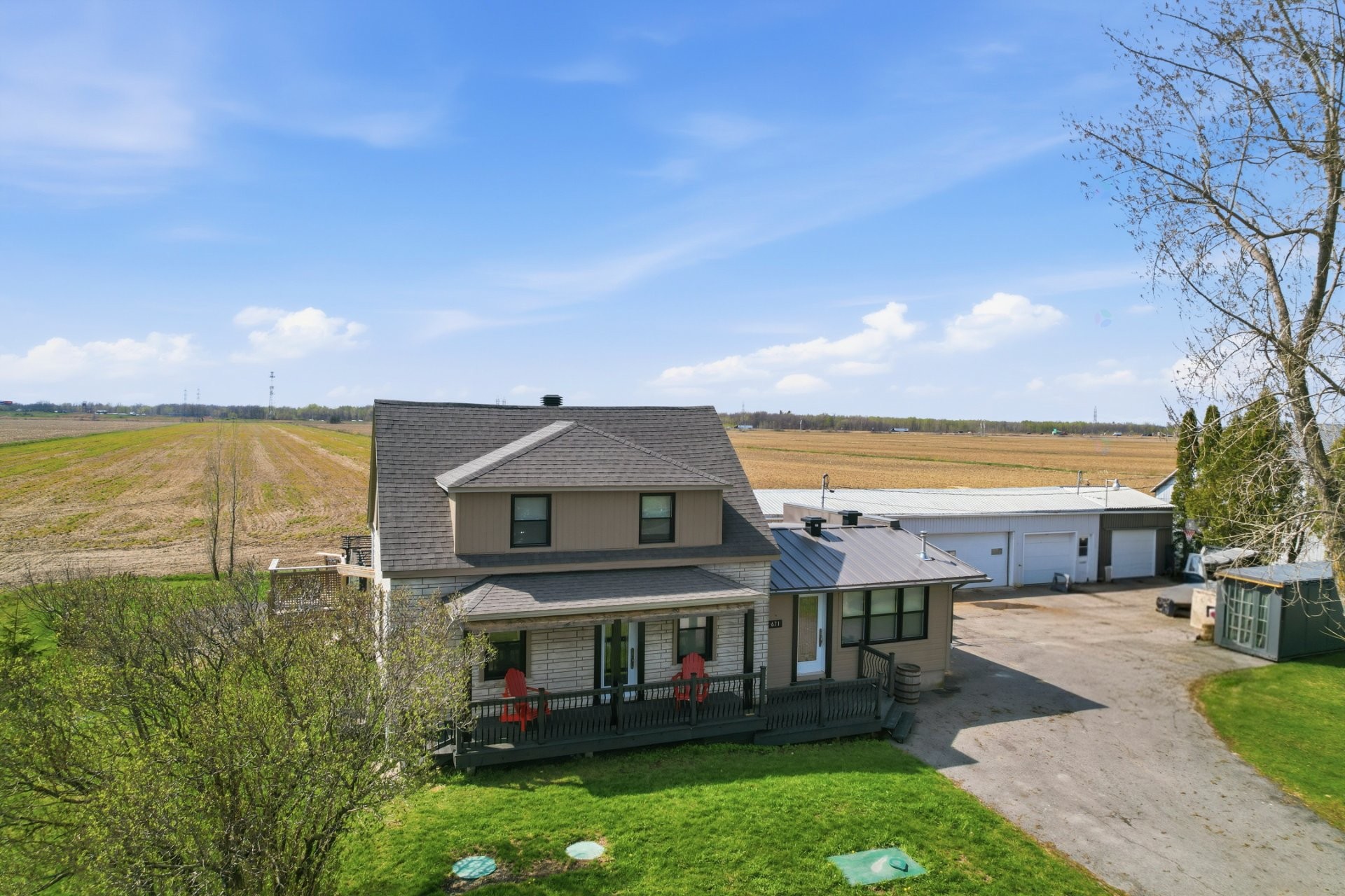 Photo aérienne - 671 Rg St-Régis N., Saint-Constant, QC - Outdoor