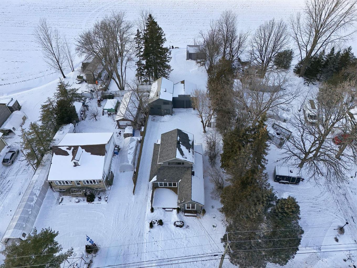 Photo aérienne - 309 Ch. Du Richelieu, Saint-Basile-Le-Grand, QC - Outdoor With View