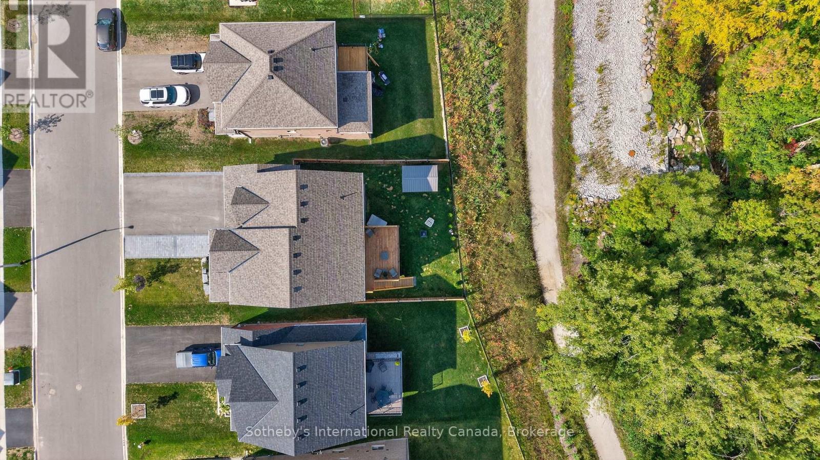 Aerial view of trail - 150 Plewes Drive, Collingwood, ON - Outdoor
