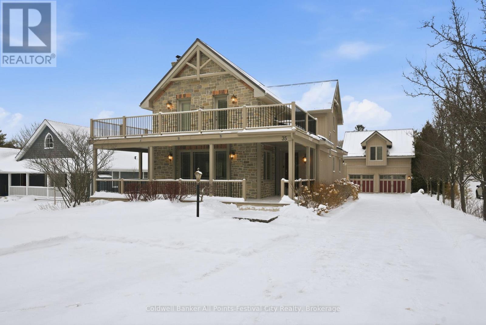 35 Jane Street, Bluewater (Bayfield), ON - Outdoor With Deck Patio Veranda