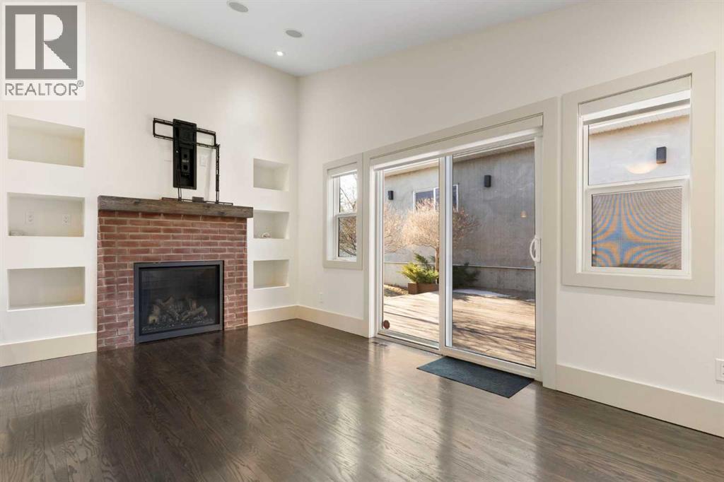 4711 Norquay Drive Nw, Calgary, AB - Indoor With Fireplace