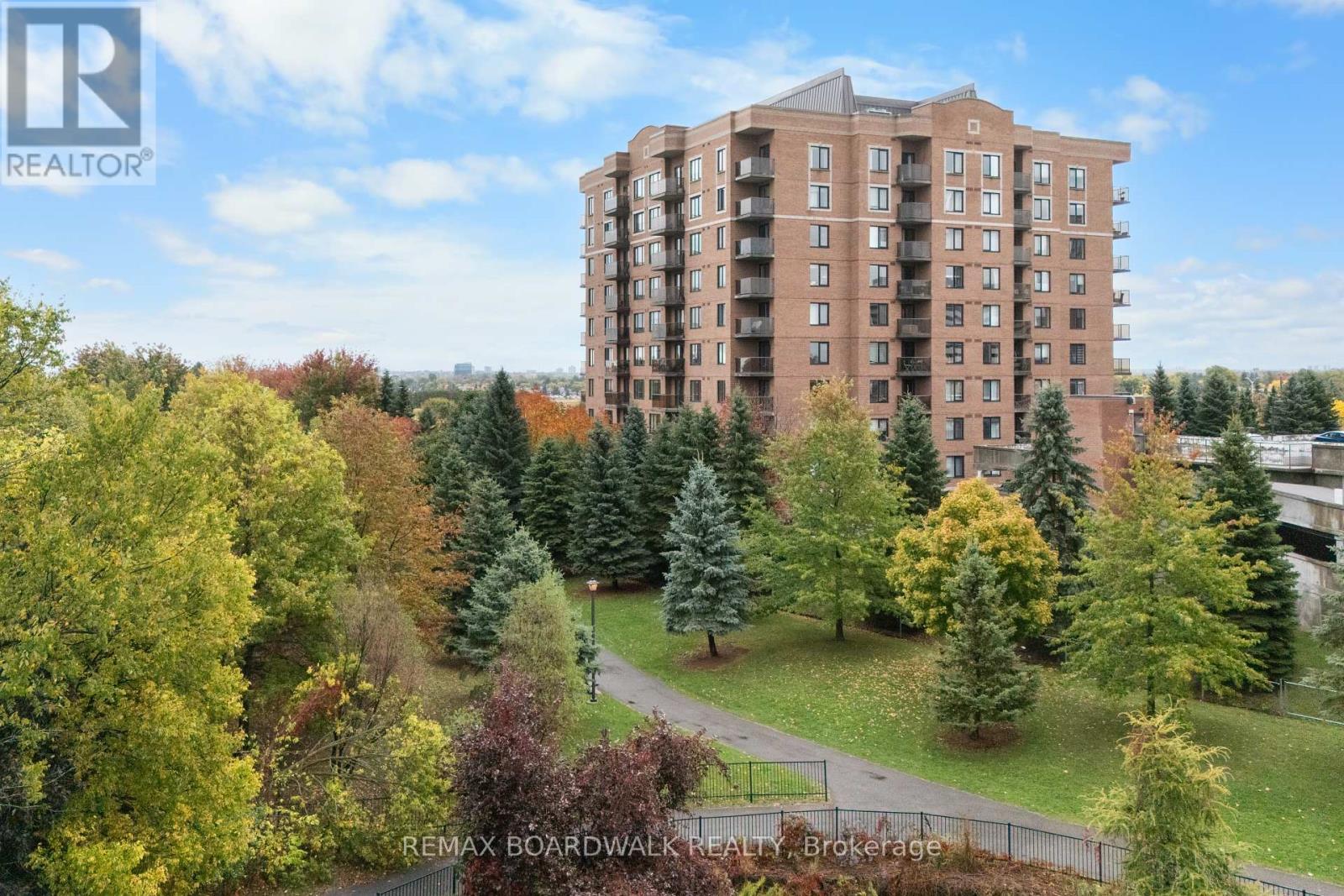 1004 - 314 Central Park Drive, Ottawa, ON - Outdoor With Balcony With Facade