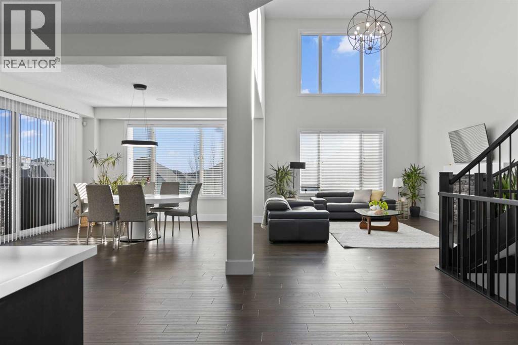 67 Aspen Vista Way Sw, Calgary, AB - Indoor Photo Showing Living Room