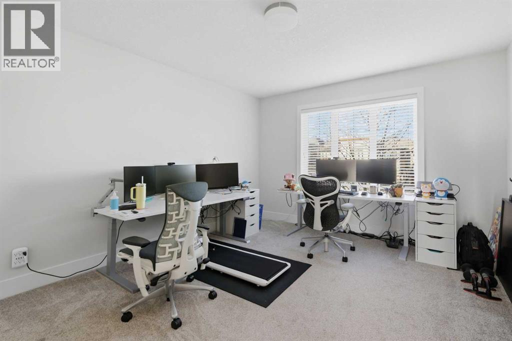 67 Aspen Vista Way Sw, Calgary, AB - Indoor Photo Showing Office