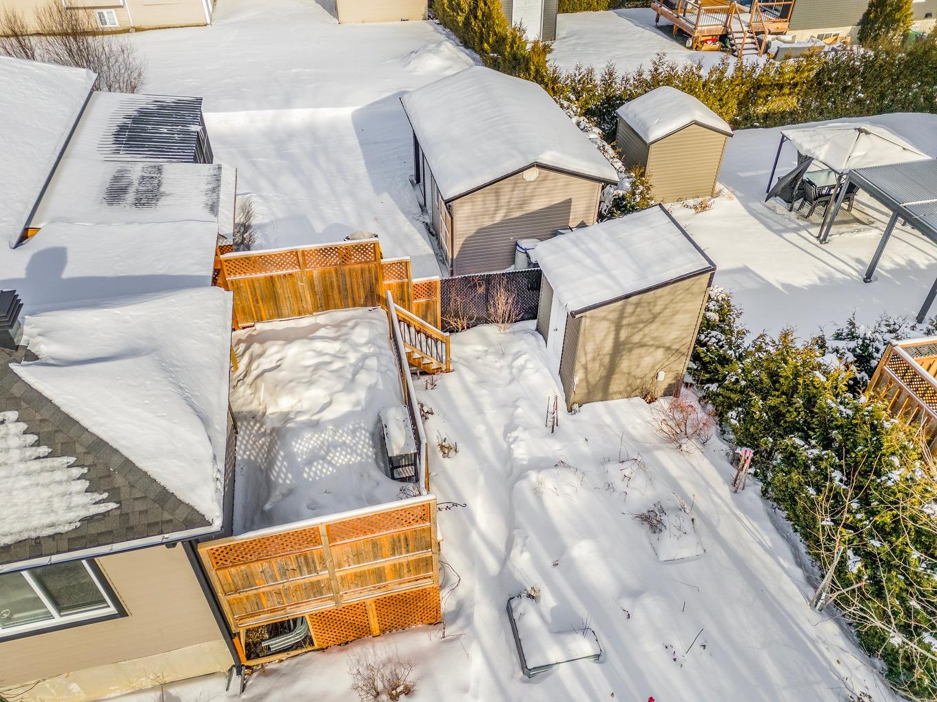 Aerial photo - 829 Rue Hervé, Sherbrooke (Brompton/Rock Forest/Saint-Élie/Deauville), QC - Outdoor