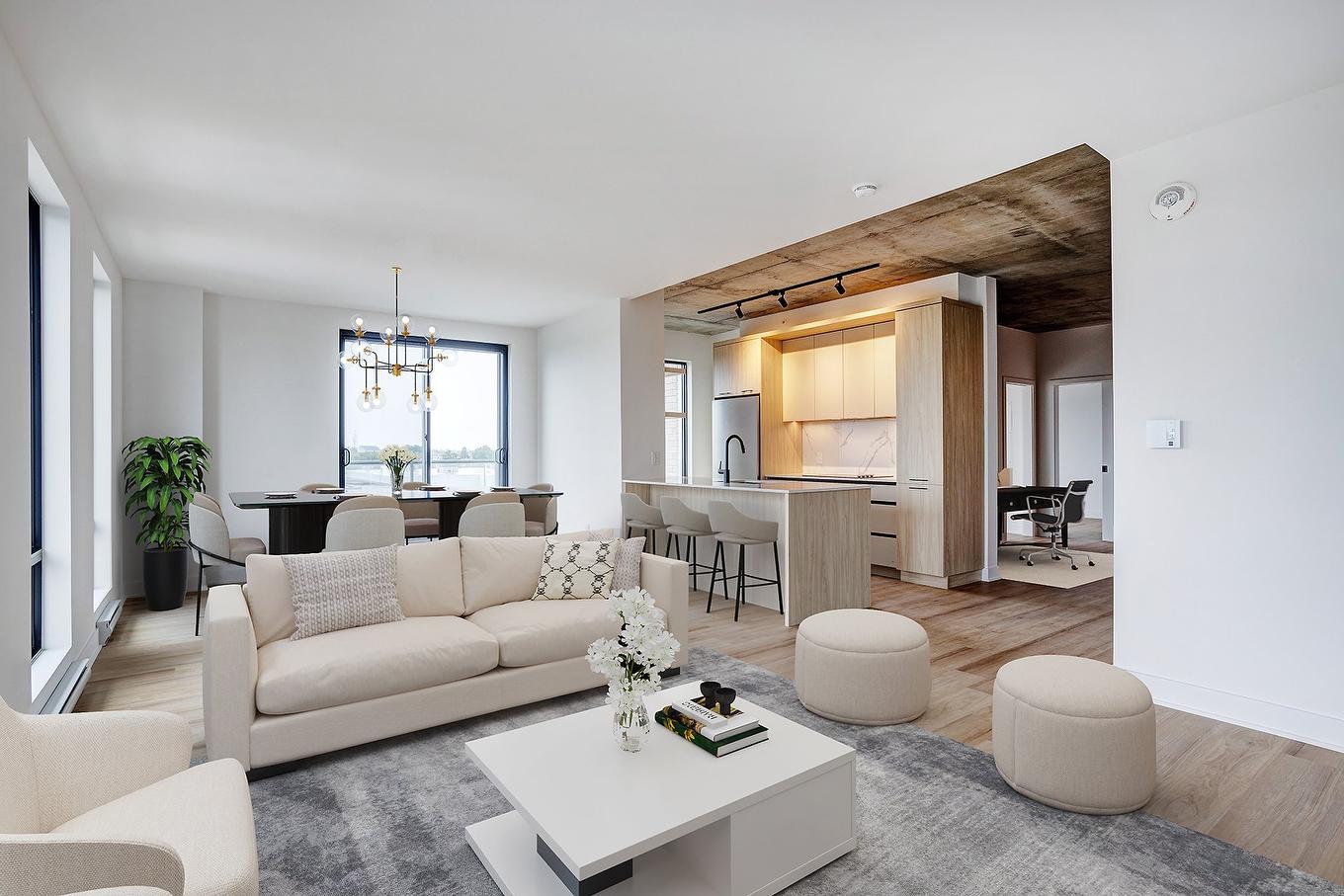 Salon - 512-2141 Rue Léger, Montréal (Lasalle), QC - Indoor Photo Showing Living Room