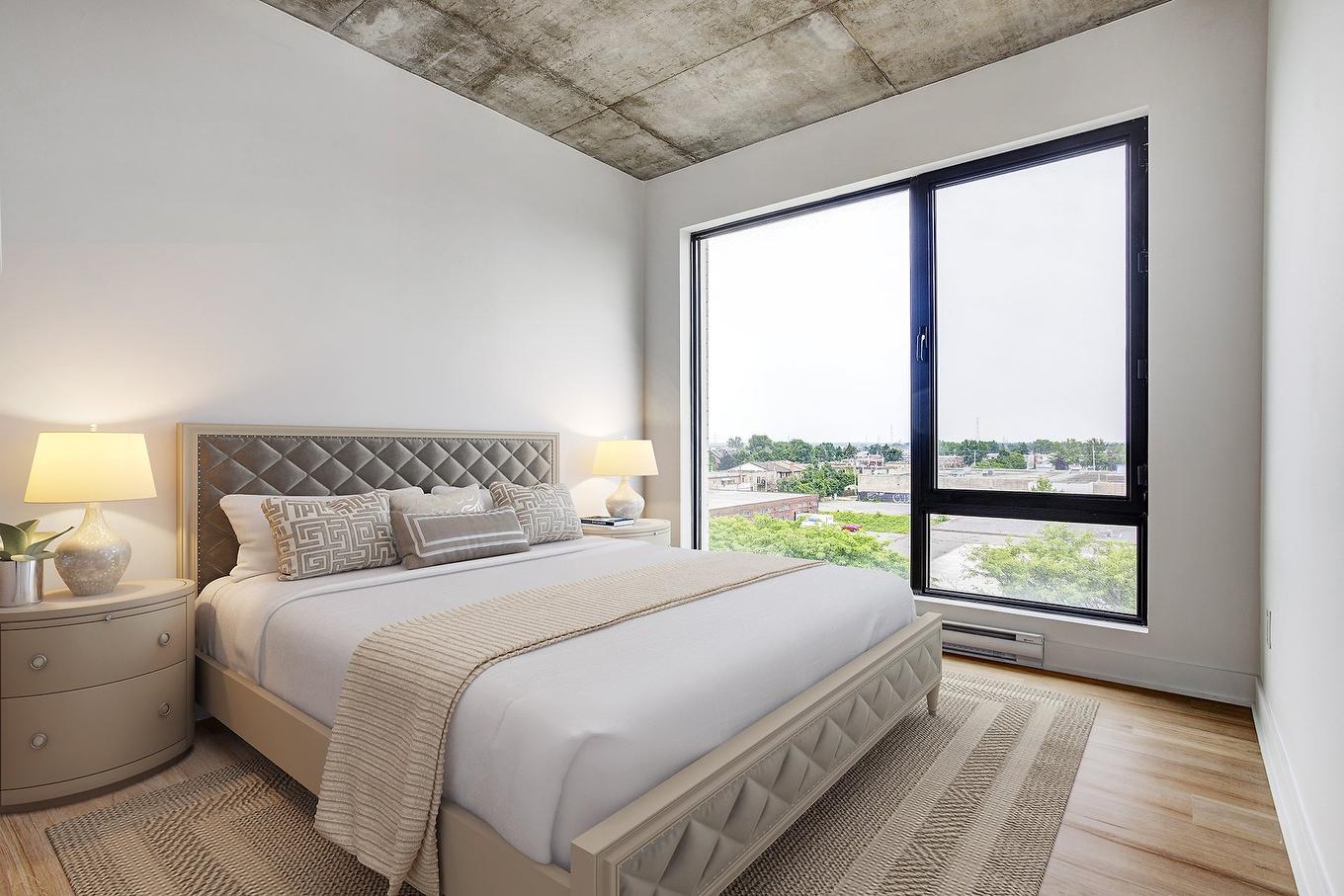 Chambre à coucher principale - 512-2141 Rue Léger, Montréal (Lasalle), QC - Indoor Photo Showing Bedroom