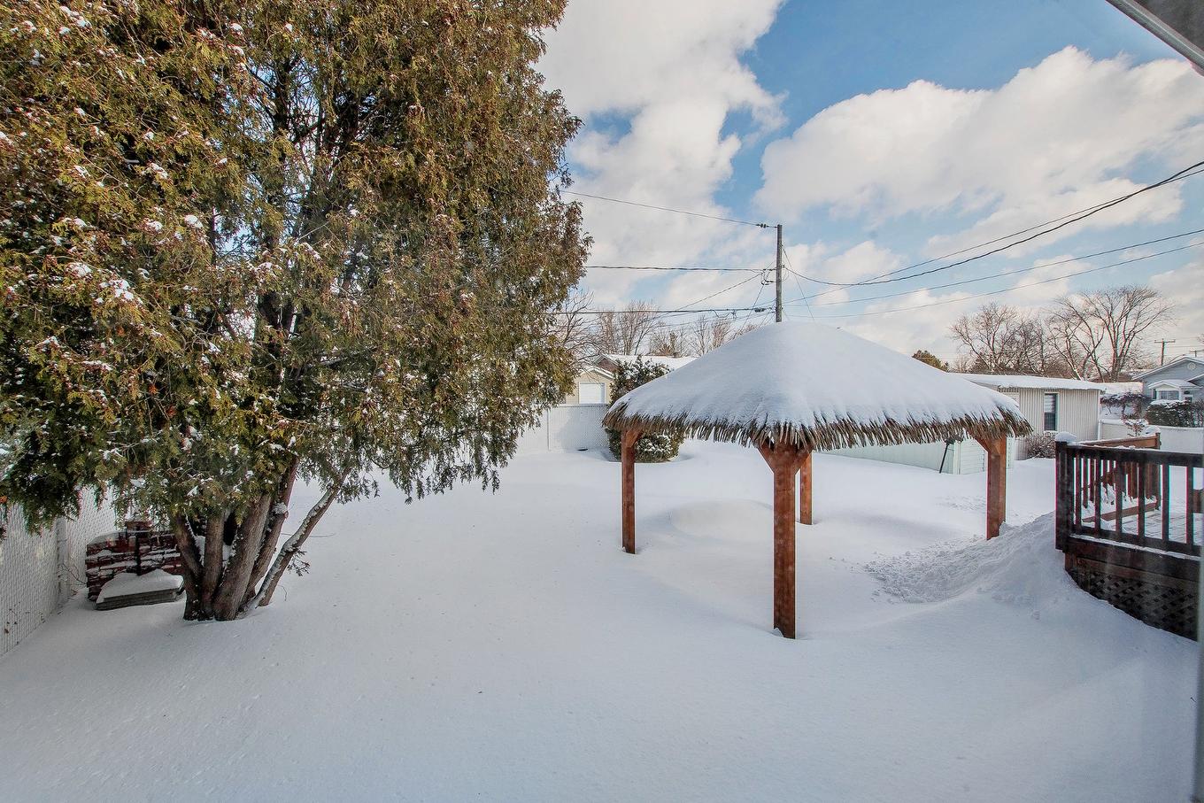 Backyard - 3288 Rue Amitié, Mascouche, QC - Outdoor With View