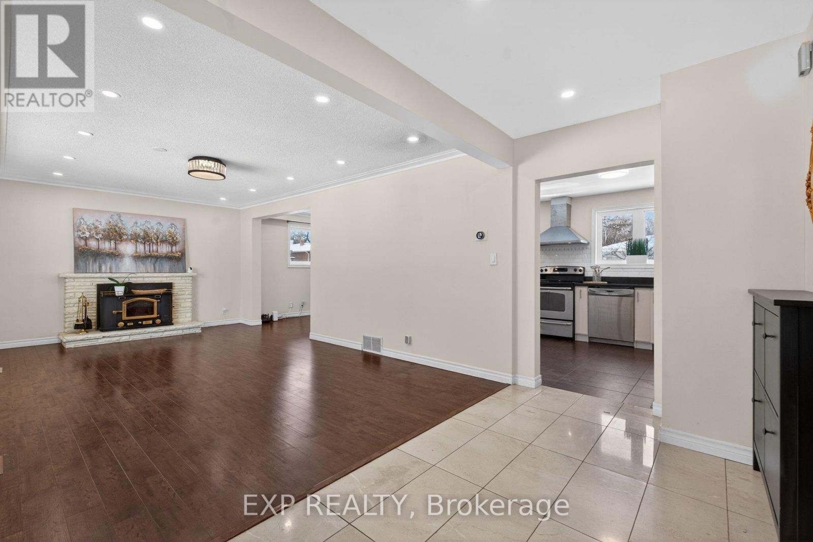 2 Gladiator Road, Markham, ON - Indoor Photo Showing Other Room With Fireplace