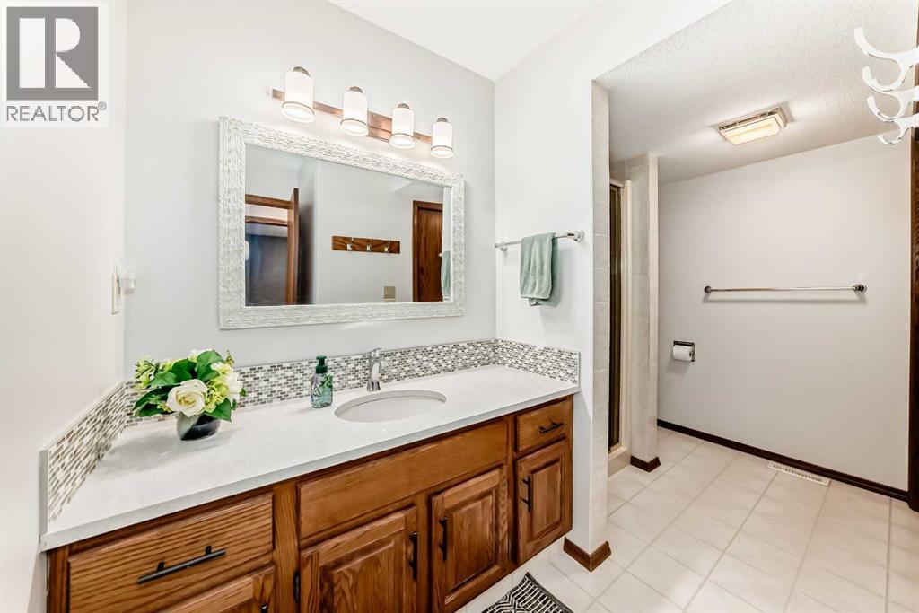 128 Dickenson Crescent, Red Deer, AB - Indoor Photo Showing Bathroom