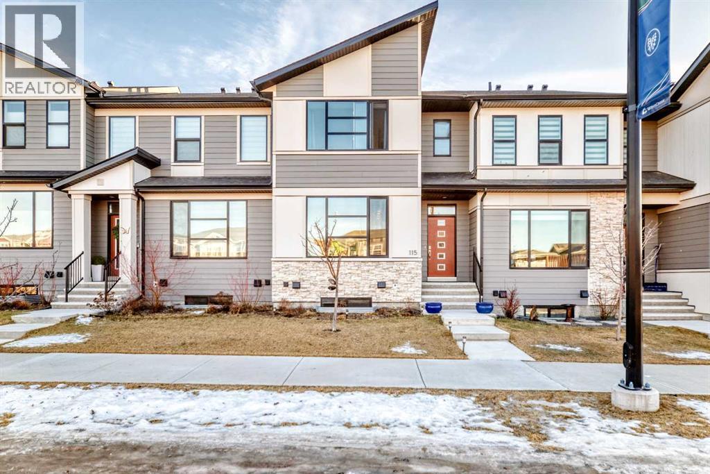115 Wolf Hollow Park Se, Calgary, AB - Outdoor With Facade
