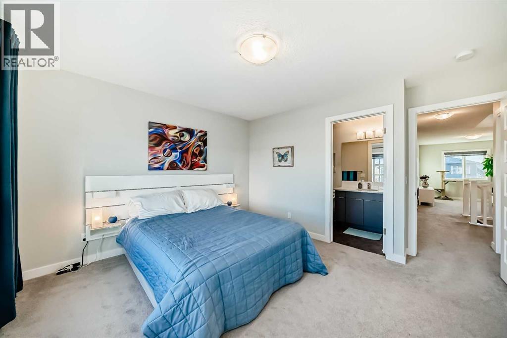115 Wolf Hollow Park Se, Calgary, AB - Indoor Photo Showing Bedroom