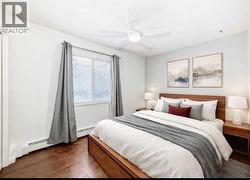 Virtually Staged, the bed frame with storage is included -