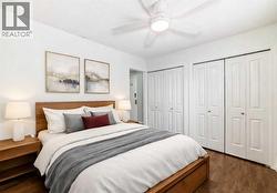 Bed is included with storage. Wall of closest space -