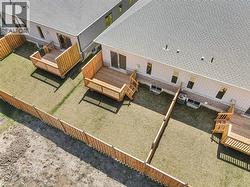 Birds eye view of property -