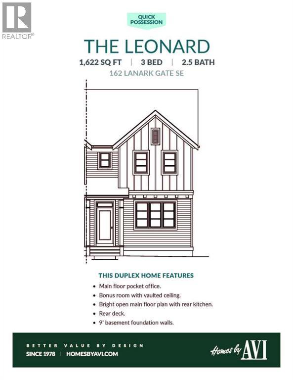 Builder Brochure - Page 1 of 2 - 162 Lanark Gate Se, Airdrie, AB - Other