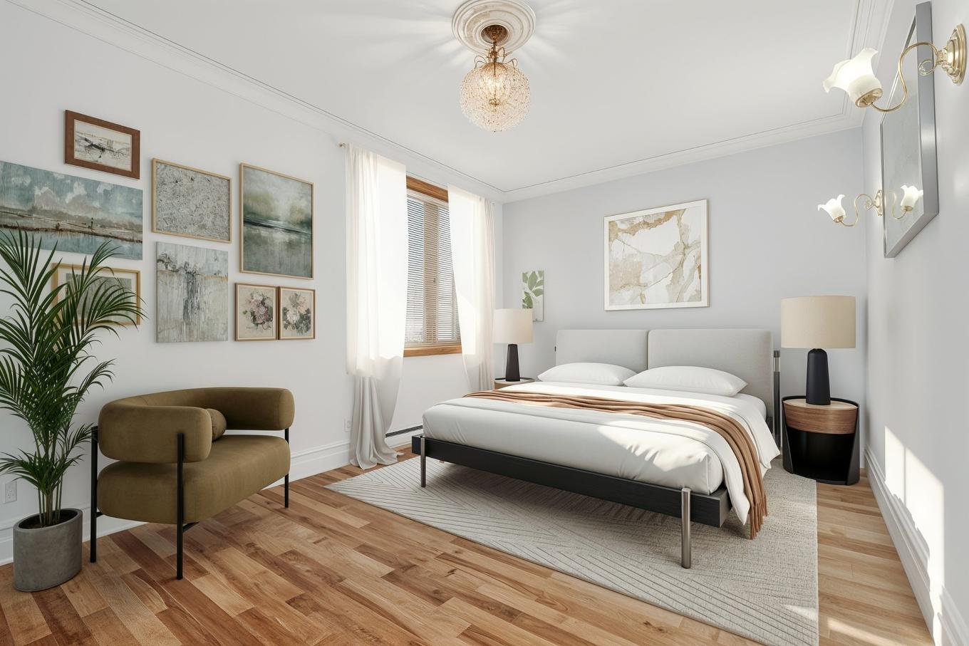 Chambre à coucher principale - 5-4131 Ch. De La Côte-Des-Neiges, Montréal (Ville-Marie), QC - Indoor Photo Showing Bedroom