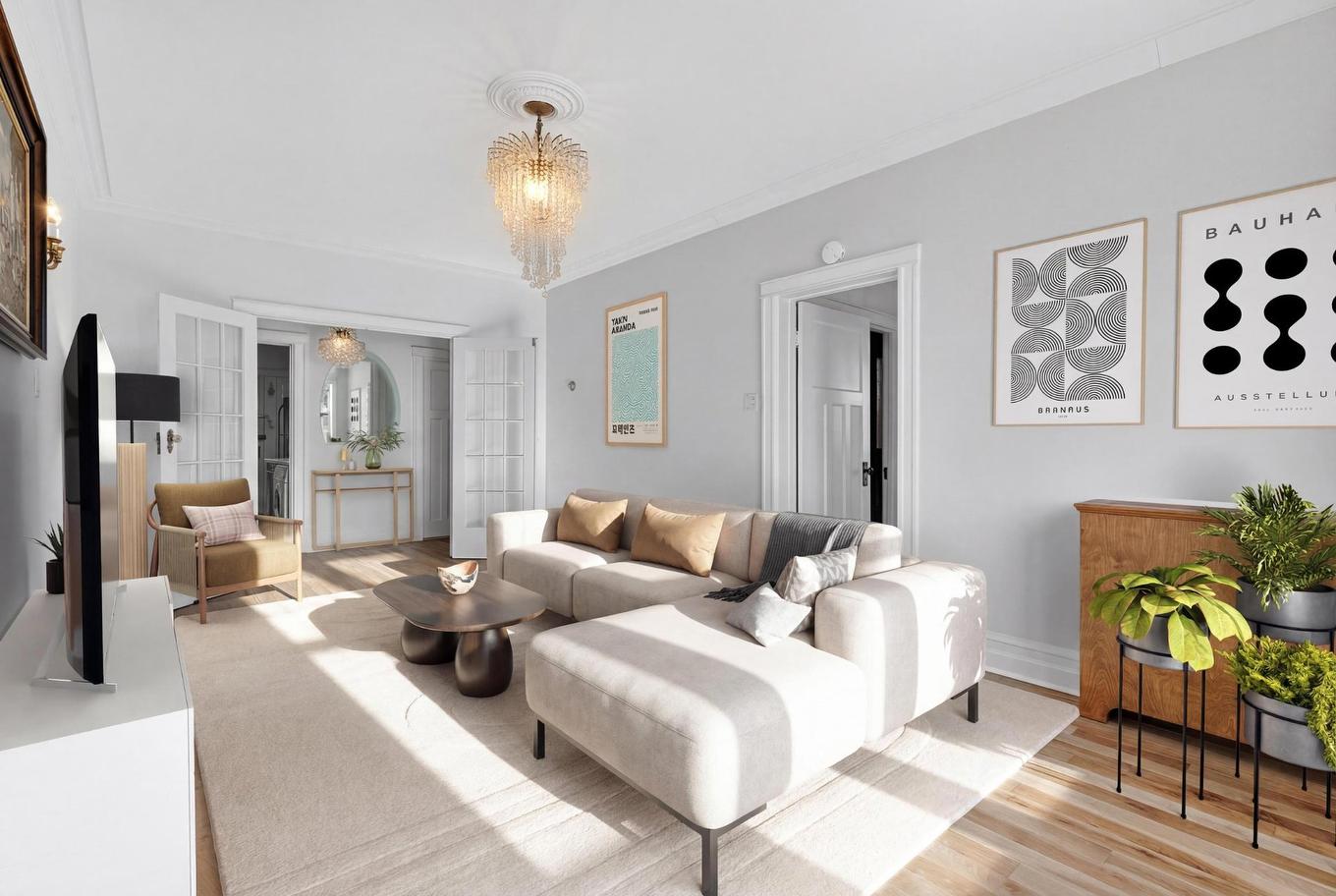 Vue d'ensemble - 5-4131 Ch. De La Côte-Des-Neiges, Montréal (Ville-Marie), QC - Indoor Photo Showing Living Room