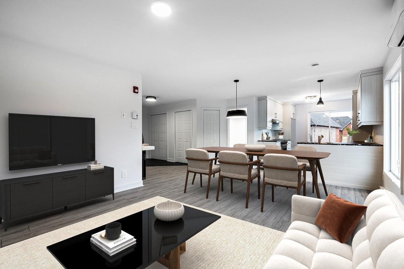 Salon - 7-6100 Rue De Lusa, Brossard, QC - Indoor Photo Showing Living Room