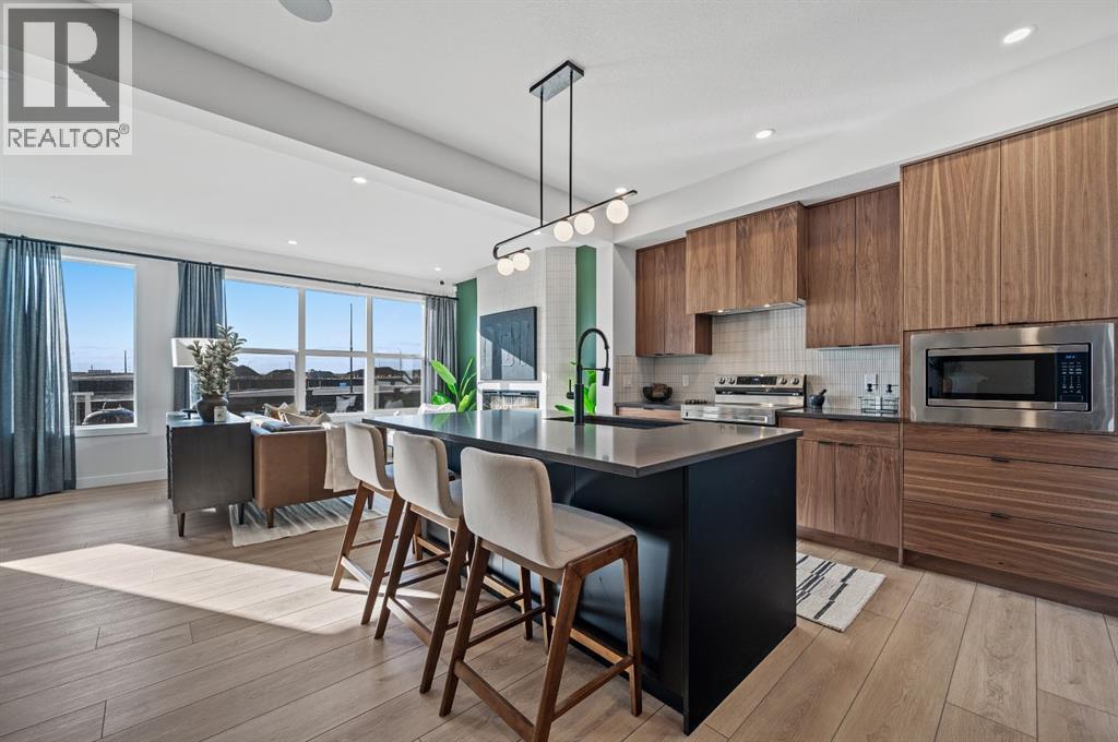 61 Keystone Creek Terrace, Calgary, AB - Indoor Photo Showing Kitchen With Upgraded Kitchen