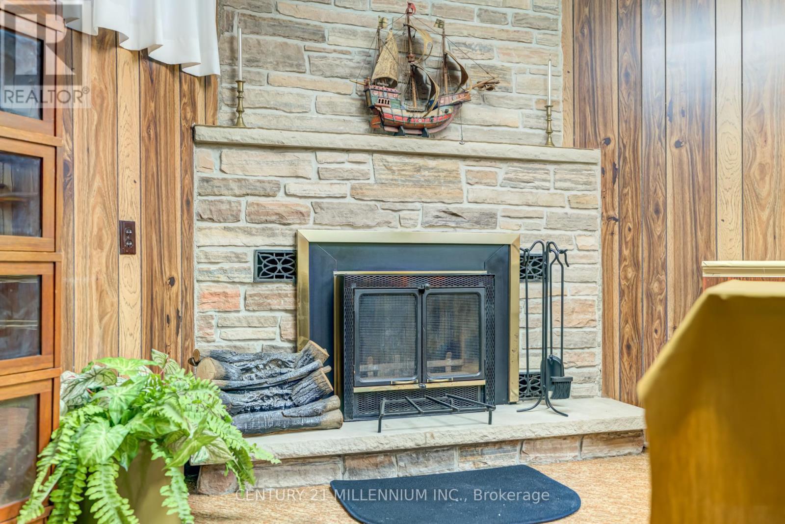 2 Durham Crescent, Brampton, ON - Indoor With Fireplace