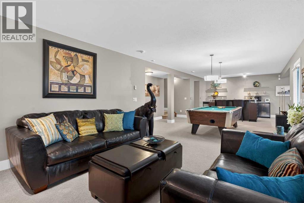 14 Christie Estate Terrace Sw, Calgary, AB - Indoor Photo Showing Living Room