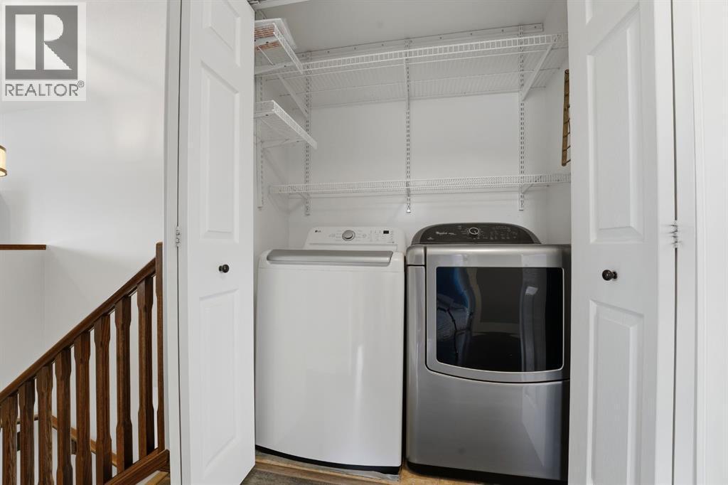 Upstairs Laundry - 83 Kirton Close, Red Deer, AB - Indoor Photo Showing Laundry Room