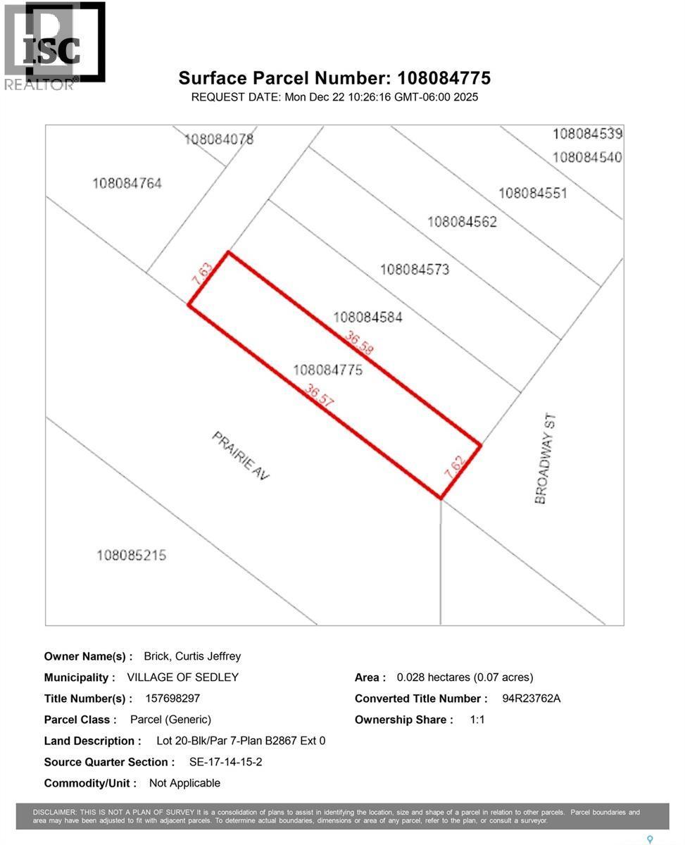 238 Broadway Street, Sedley, SK