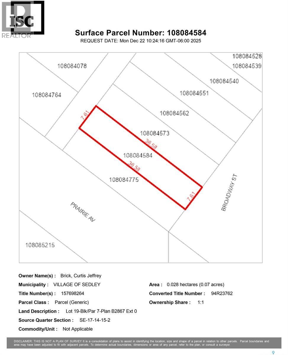 238 Broadway Street, Sedley, SK