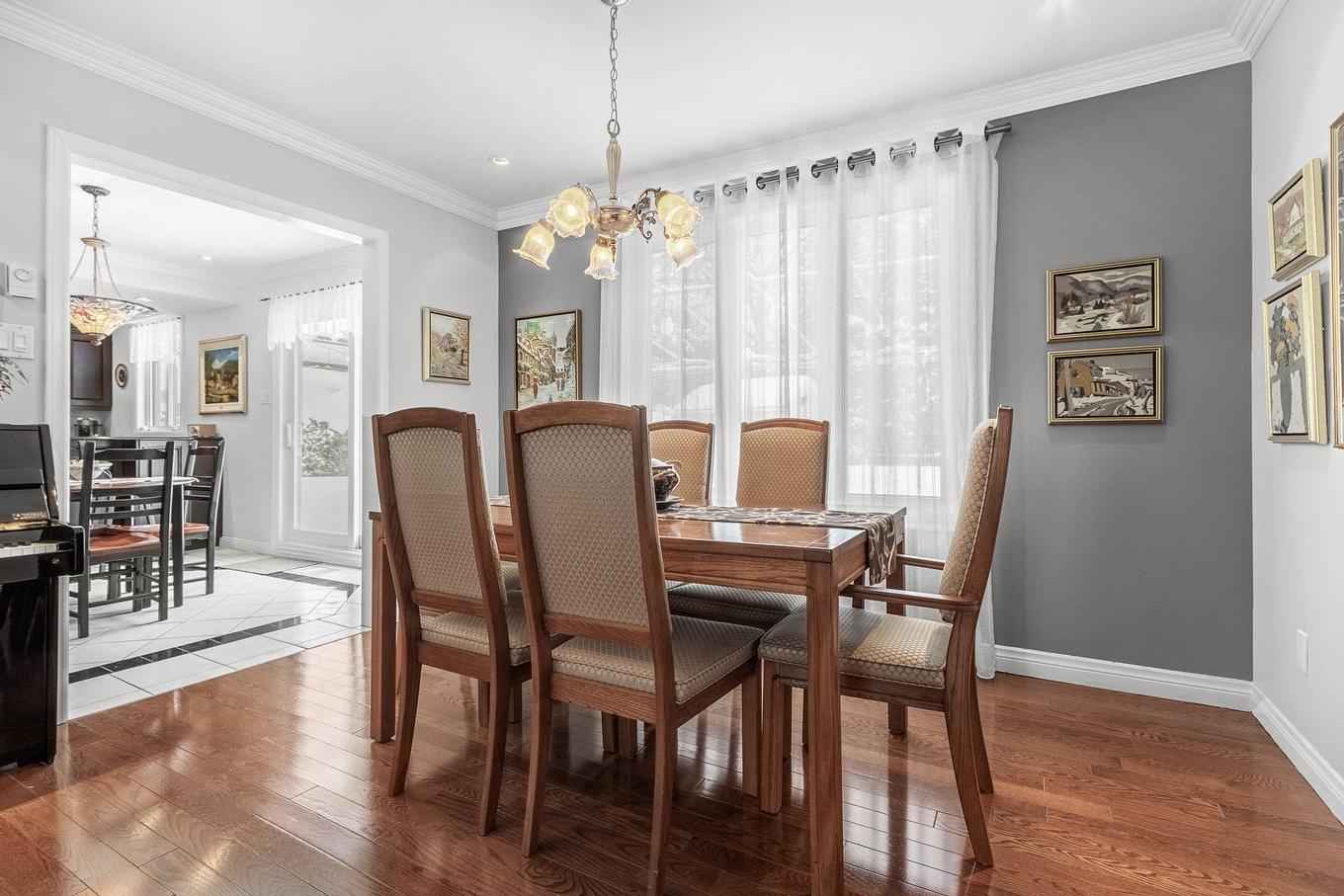 Dining room - 8230 Rue De Colombelles, Québec (Charlesbourg), QC - Indoor Photo Showing Dining Room