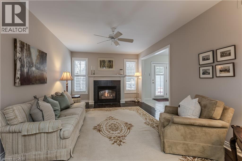 1146 Augustus Drive, Burlington, ON - Indoor Photo Showing Living Room With Fireplace