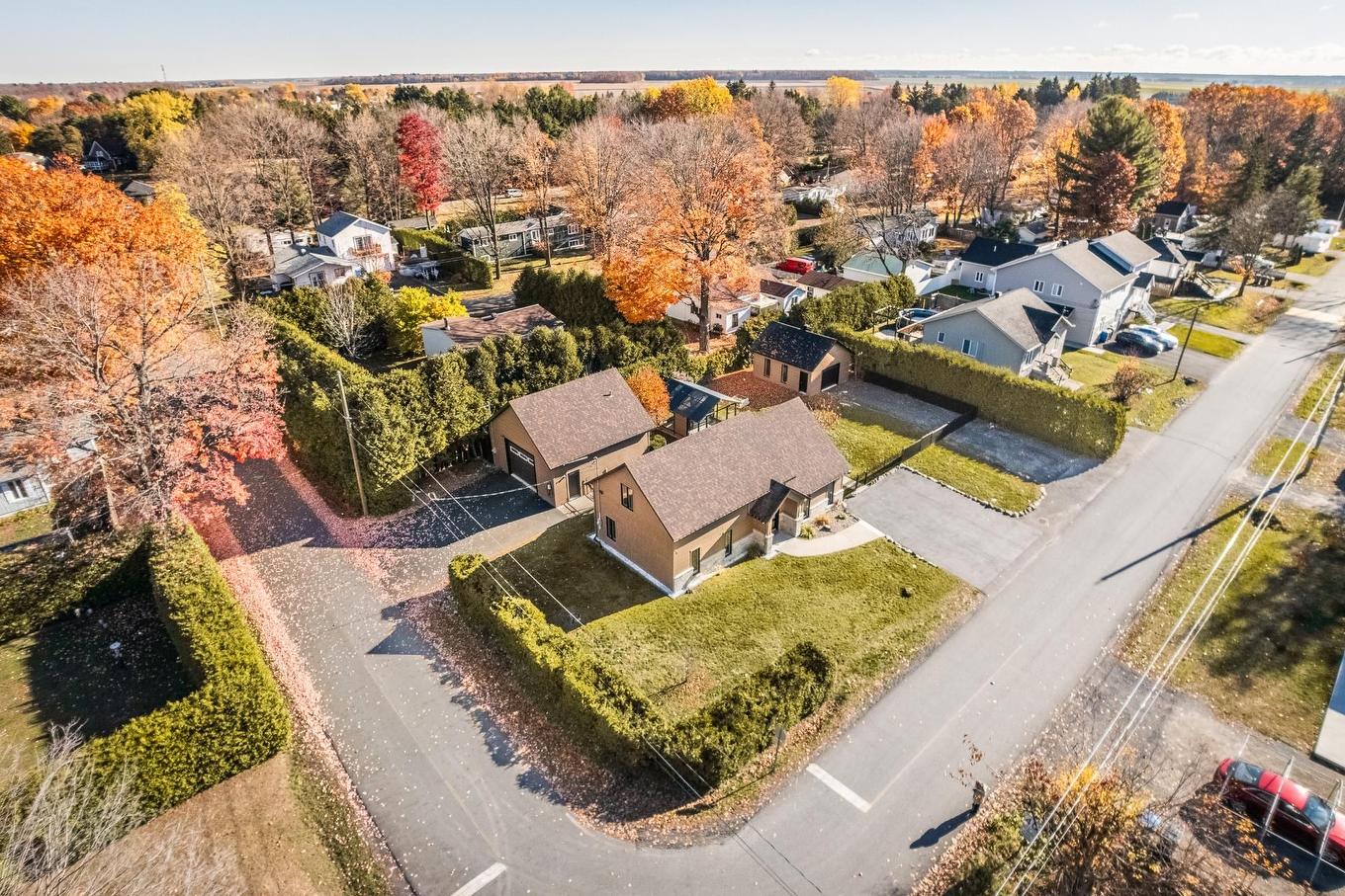 Aerial photo - 470 Rue Arthur-Priem, Saint-Roch-De-Richelieu, QC - Outdoor With View