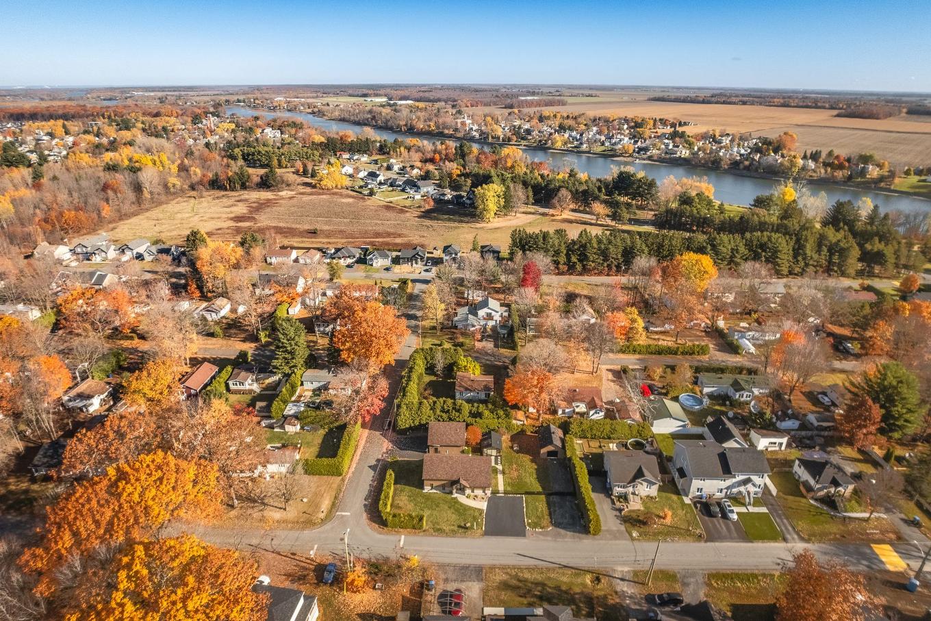 Aerial photo - 470 Rue Arthur-Priem, Saint-Roch-De-Richelieu, QC - Outdoor With View