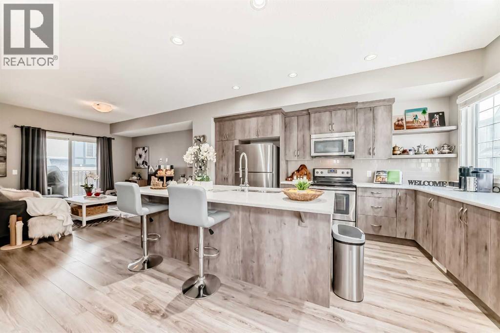 309 Nolanlake Villas Nw, Calgary, AB - Indoor Photo Showing Kitchen With Upgraded Kitchen